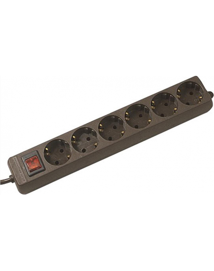 Bachmann SELLY 6x Gniazd black 1xprzełącznik główny