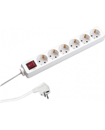 Bachmann SELLY 6x Gniazd white 1xprzełącznik