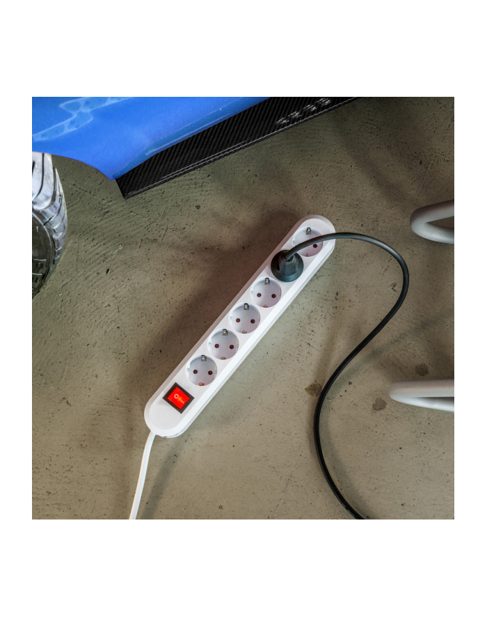 Bachmann SMART 6x Gniazd white 1xprzełącznik główny