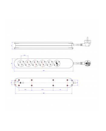Bachmann Listwa gwintowana 6x - 5m nr 1