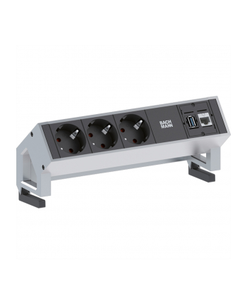 Bachmann DESK2 3x Gniazda 1xCAT6 1xUSB 0,2m