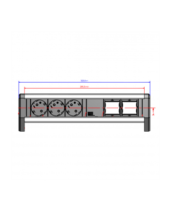 Bachmann DESK 3x Gniazda 2xABD GST18 nr 2