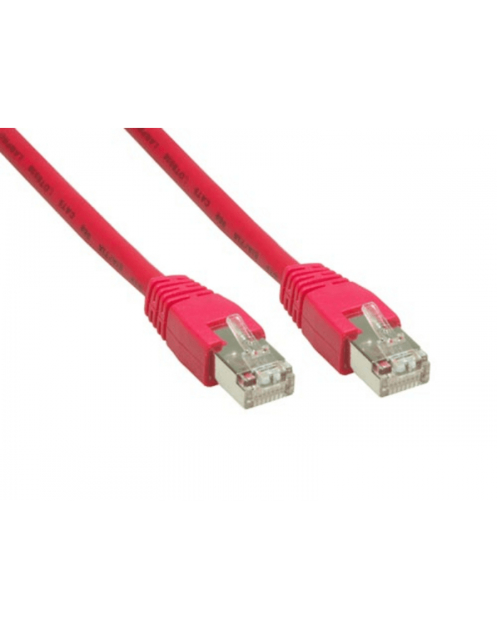 Kabel sieciowy Cat6 SFTP czerwony 20m główny