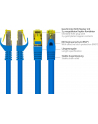 Kabel sieciowy Cat7 SFTP blue 1,0m - nr 12