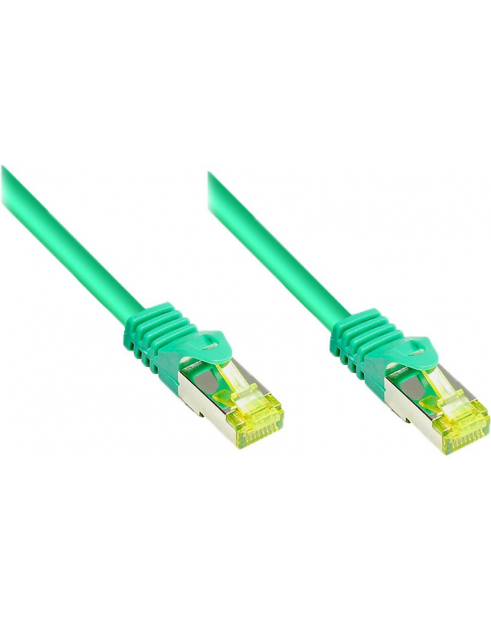 Kabel sieciowy Cat7 SFTP green 1,0m główny
