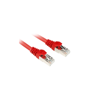 Sharkoon RJ45 CAT.6 SFTP czerwony 0,25m