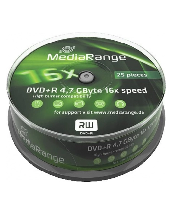 DVD+R 16x SP 4,7GB MediaR. 25 sztuk