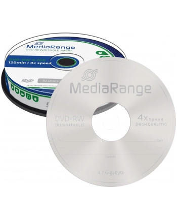 DVD-RW 4x CB 4,7GB MediaR 10 sztuk