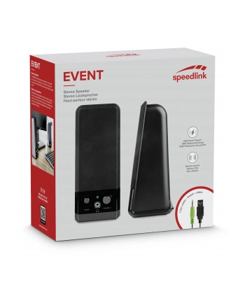 Speedlink EVENT Stereo Speakers black