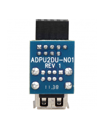 Delock USB Pinheader blue > 2x USB 2.0 blue
