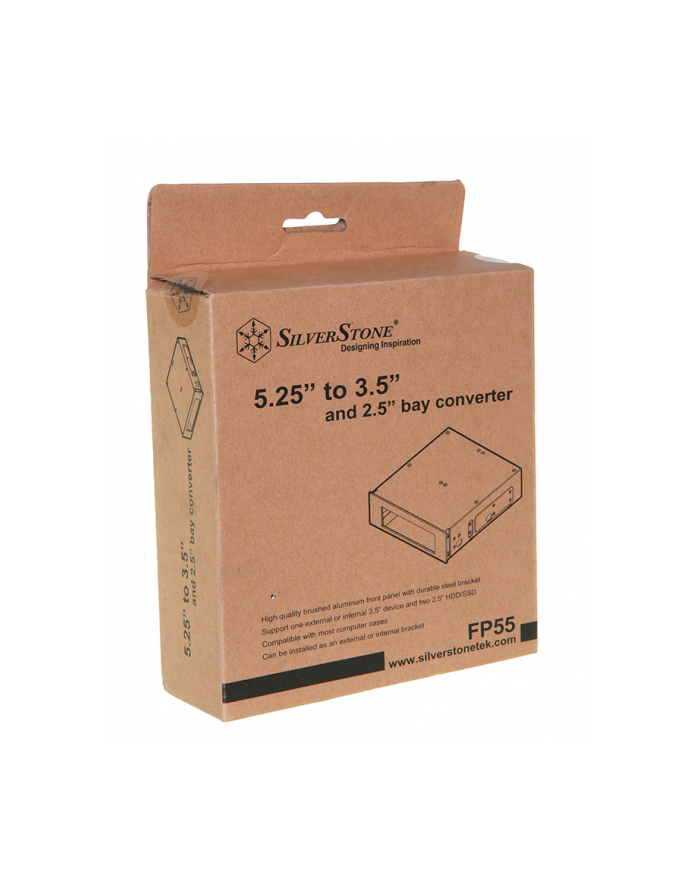 SilverStone SST-FP55B - adapter 5.25 na 2x2.5+1x3.5 główny