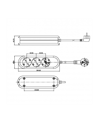Bachmann SMART 3x Gniazda white Strom 1,5m nr 2