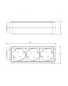Bachmann SELLY 3x Gniazda white Strom 3,0m - nr 6
