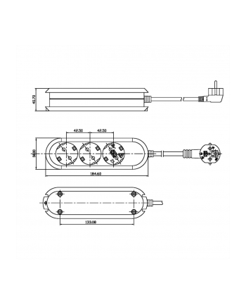 Bachmann SMART 3x Gniazda white Strom 3,0m nr 2