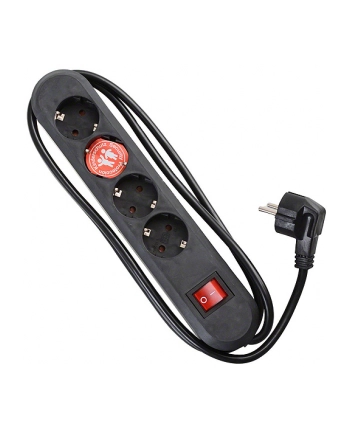 Bachmann SMART 4x Gniazda black 1xprzełącznik