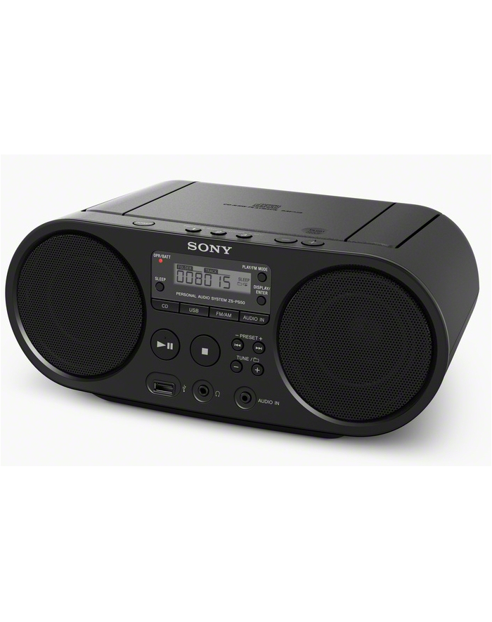 Sony ZSP-S50B M-HiFi - boombox czarny główny