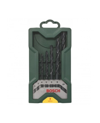 Bosch Mini X-Line Wiertła do metalu - zestaw 7 sztuk