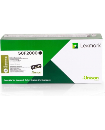 Lexmark Toner czarny 1.500 Stron 50F2000 nr 1
