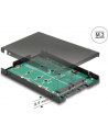 DeLOCK Adapter 2x 67P M.2 NGFF na SATA 22Pin - 2.5 cala - nr 22