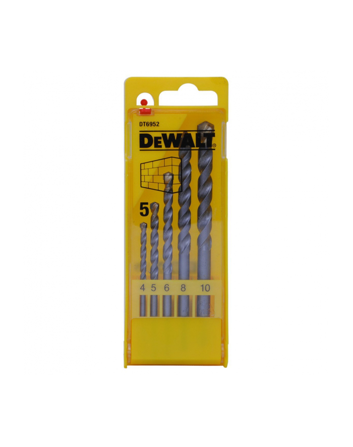 Dewalt Wiertła do betonu - zestaw 5 sztuk główny