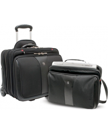 Wenger PATRIOT Black 15.4 CZARNO-CZERWONE LOGO