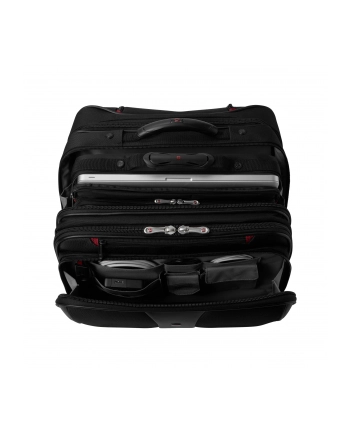 Wenger PATRIOT Black 15.4 CZARNO-CZERWONE LOGO