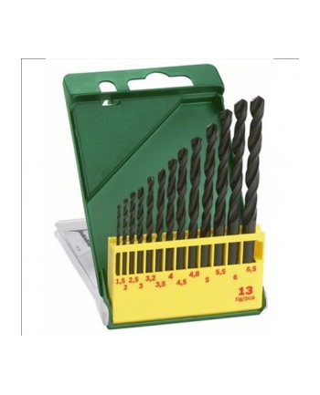 Bosch HSS-R-Wiertła do metalu - zestaw 13 sztuk