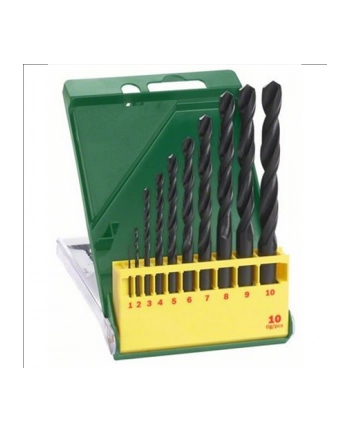 Bosch HSS-R Wiertła do metalu - zestaw 10 sztuk