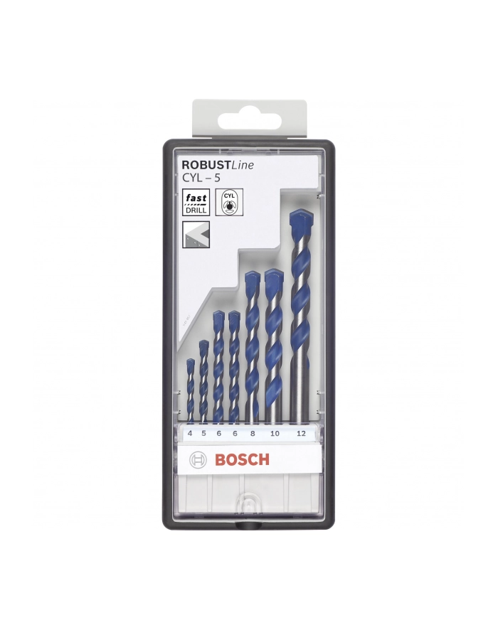 Bosch Wiertła do betonu Set CYL-5 7 sztuk główny