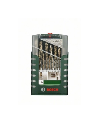 Bosch HSS-Co-Wiertła do metalu - zestaw 19 sztuk