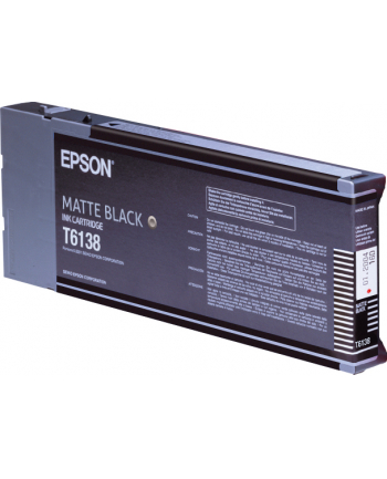 Tusz Epson Singlepack Matte Black T613800 | 110ml | Stylus Pro 4000/4400/4800/76