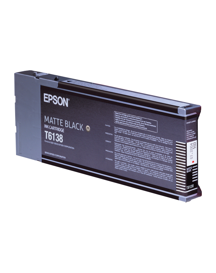 Tusz Epson Singlepack Matte Black T613800 | 110ml | Stylus Pro 4000/4400/4800/76 główny