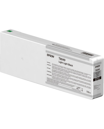 Tusz Epson Light Light Black T804900 UltraChrome HDX/HD | 700ml | SC 6000/7000/8