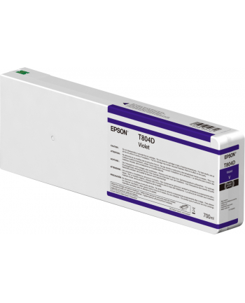 Tusz Epson Singlepack Violet T804D00 UltraChrome HDX | 700ml | SC 6000/7000/8000