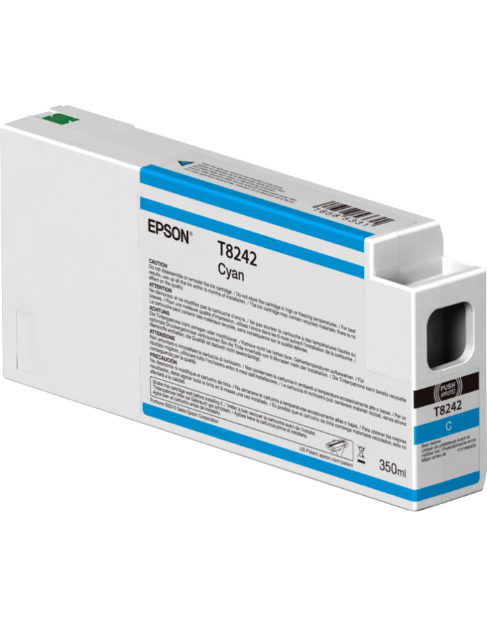 Tusz Epson Cyan T824200 UltraChrome HDX/HD | 350ml | SC 6/7/8/9000 główny