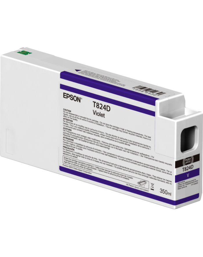 Tusz Epson Violet T824D00 UltraChrome HDX | 350ml | SC 6/7/8/9000 główny