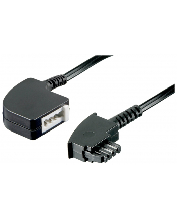 goobay TAE-F przedłużacz 4-pin 6m bl