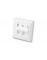 Digitus Leerdose do Keystone Module UP - Ramy 80x80mm Zentralplatte 50x50mm - nr 19