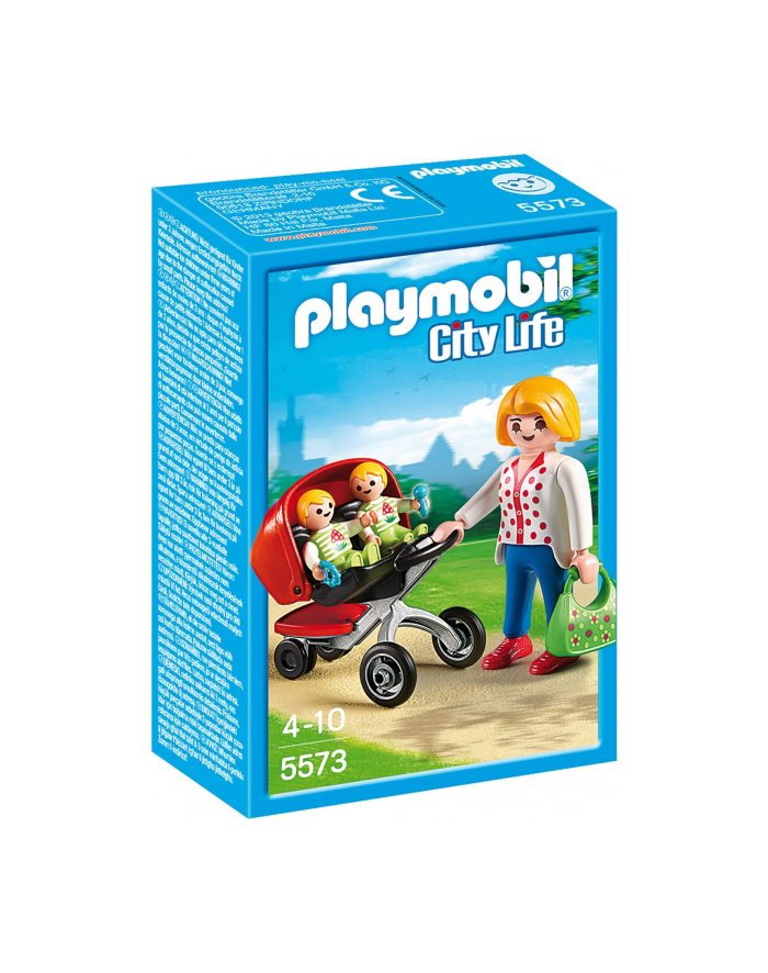 Playmobil Mother with Twin Stroller Set główny