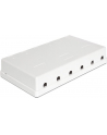 Delock Keystone Obudowa 6 Port white - nr 8