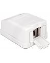 Delock Keystone Obudowa 1P Surface Box - white - nr 10