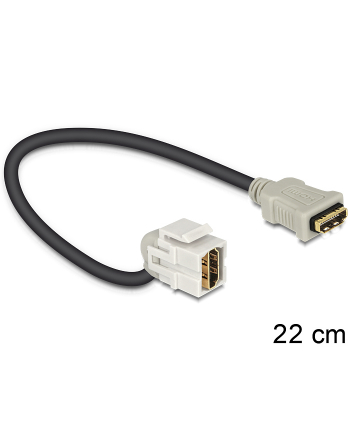 Delock Keystone Moduł HDMI blue/BU 110 stopni - z Kabel