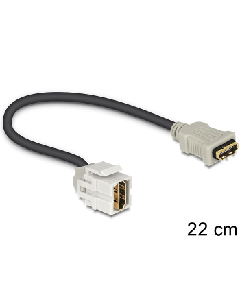Delock Keystone Moduł HDMI blue/BU 250 stopni - z Kabel