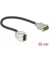 Delock Keystone Moduł HDMI blue/BU 250 stopni - z Kabel - nr 16