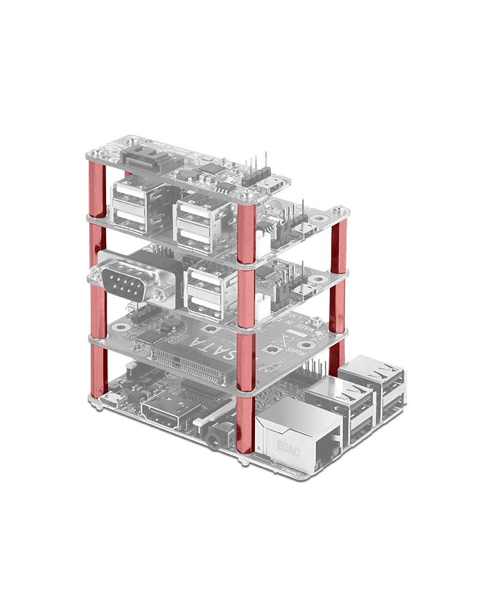 DeLOCK Raspberry Pi części do montażu 30mm główny