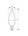 Philips MASTER LEDcandle DT 4-25W E14 BA38 CL - nr 2