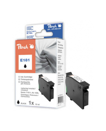 Tusz PEACH PI200-231  R Epson T1811 (do Expression Home XP-100 Series), black nr 1