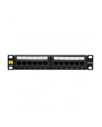 Netrack patchpanel 10'', 12 - portów kat. 6 UTP, bez wspornika