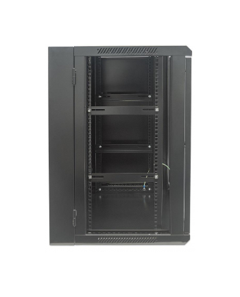 Intellinet Network Solutions Intellinet Szafka wisząca 19'' 15U/550 mm szklane drzwi dwusekcyjna czarna