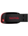 Sandisk Flashdrive Cruzer Blade 128GB USB 2.0 czarno-czerwony - nr 16